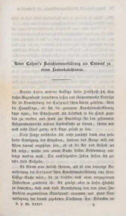 69-84 Ueber Caspari's Katechismuserklärung als Entwurf zu einem Landeskatechismus