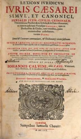Lexicon iuridicum