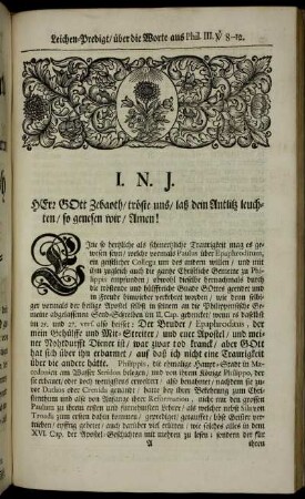 [Leichen-Predigt.]