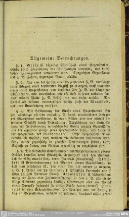 Allgemeine Betrachtungen