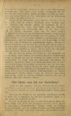 Wie schützt man sich vor Ansteckung?