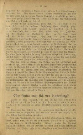 Wie schützt man sich vor Ansteckung?