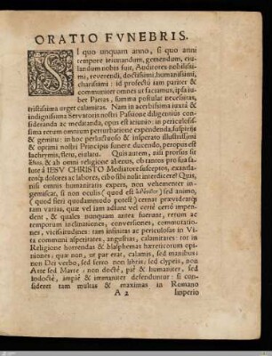 Oratio funebris