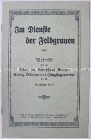 Sonderdruck mit dem Jahresbericht des Schlesischen Bundes Evangelischer Männer- und Jünglingsvereine