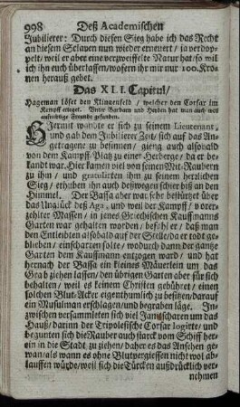 Das XLI. Capitul [-] Das XLVII. Capitul