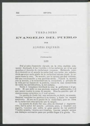 Verdadero Evangelio del Pueblo : LIII - LVI