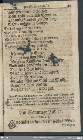 Am Sonntage Judica. Hebr. XII. v. 3.