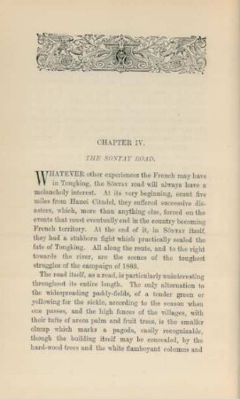 Chapter IV. The Sontay Road