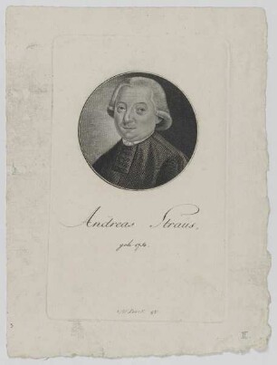 Bildnis des Andreas Straus