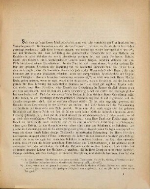Zur Reform des geometrischen Unterrichts