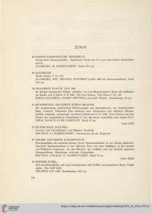 Zinn (Nr. 28-68)
