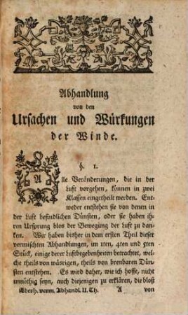 D. Johann Peter Eberhards vermischte Abhandlungen aus der Naturlehre, Arzneigelahrtheit und Moral. Zweiter Theil