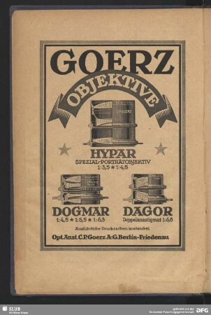 Goerz Objektive