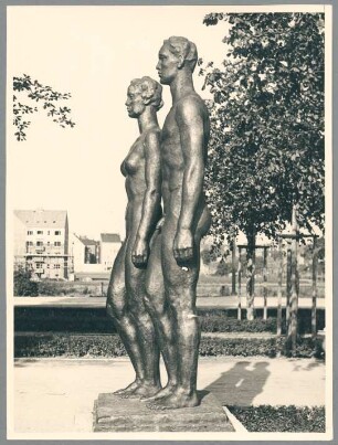 Menschenpaar, 1937, Bronze