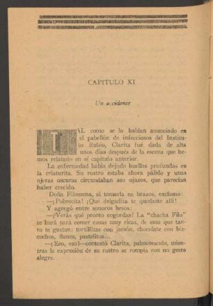 Capítulo [XII] - Un accidente