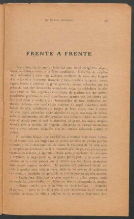 Frente a frente