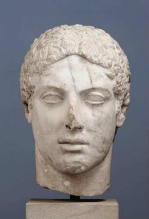 Kopf einer Statue des Hermes, Typus Perinth-Kyrene