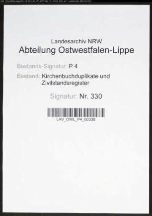 Kirchenbuchduplikat der katholischen Gemeinde Störmede, Kreis Lippstadt (GHT 1839-1843). (Gemeinde: Katholische Gemeinde)