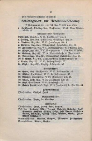 Schiedsgericht für Arbeiterversicherung