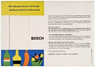 Bosch Kundenunterlagen (Briefumschlag)