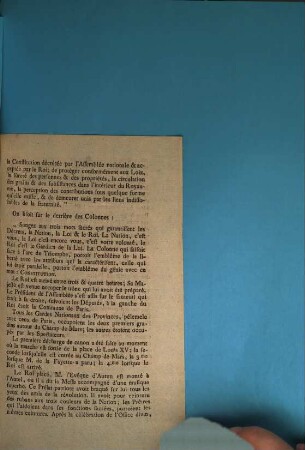 Courrier extraordinaire ou Le premier arrivé. 1790, 15. Juli
