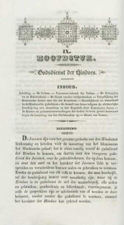 IX. Hoofdstuk. Godsdienst der Hindoes