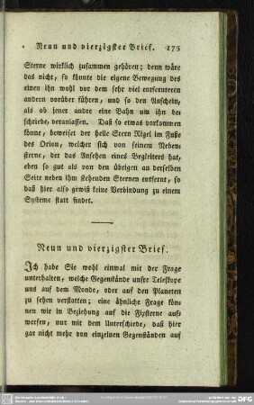 Neun und vierzigster Brief