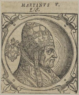 Bildnis von Papst Martinvs V.