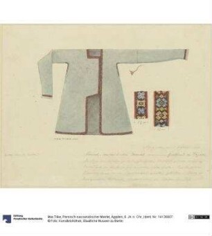 Persisch-sassanidischer Mantel, Ägypten, 6. Jh. n. Chr.