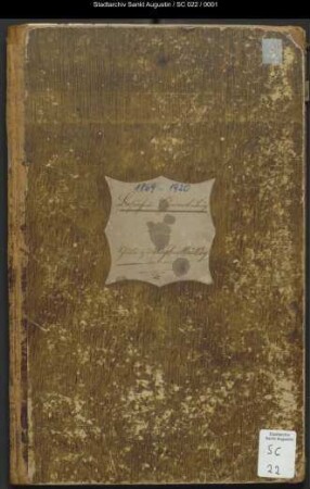 Schulchronik der Volksschule Siegburg-Mülldorf, Band 1 [Fotokopie in Handbibliothek, Signatur S06B Chmu1]