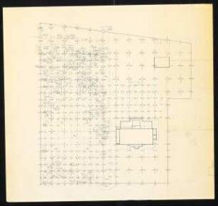 Wohnhaus Axel Springer Bernadottestraße 7-9, Berlin-Grunewald: Lageplan mit Baumaufmass 1:200