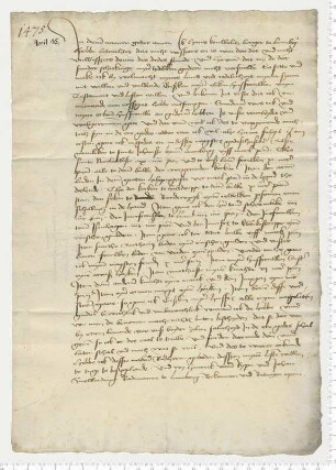 Testament des Bürgers Hans Kouwelitz, besiegelt durch die Ratsmannen vame Rijpe und Snewerding.