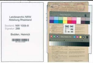 Entnazifizierung Heinrich Bodden , geb. 13.11.1900 (Philologe)