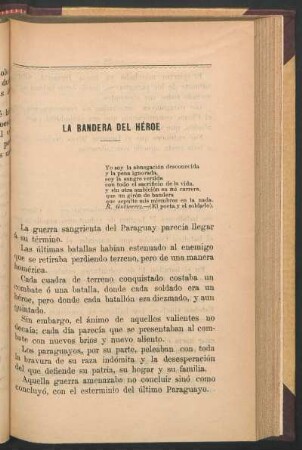 La bandera del héroe