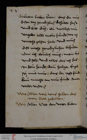 Gebet zum Dreieinigen Gott