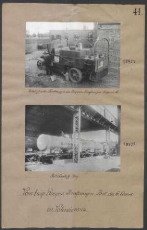 selbstgebauter Tankwagen der Etappenkraftwagen-Kolonne 15