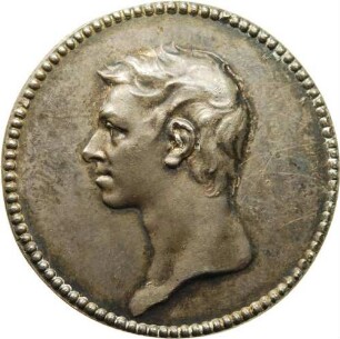 Johann Carl Hedlinger - Selbstporträt (Lagom-Medaille mit Eule)