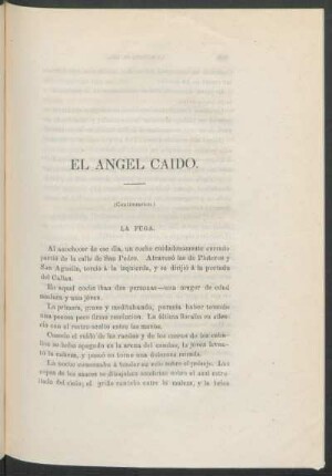 El ángel caído. - (Continuación.)