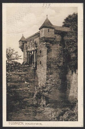 339, Tübingen, Schlossportal.