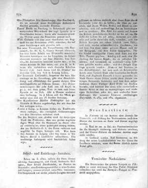 Schul- und Erziehungs-Anstalten.