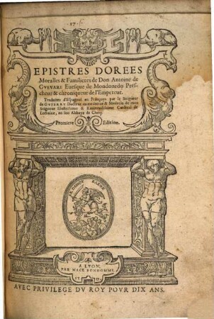 Epistres dorées, moralles et familieres