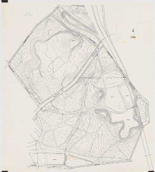 Revierpark Vonderort, Oberhausen: Höhenplan 1:1000