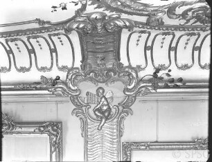Potsdam, Neues Palais, Friedrich-Wohnung, Blaue Kammer, R.: 179, Westwand, nördl. Seite.