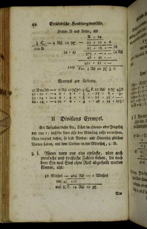 II. Divisions Exempel.