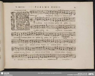 V. Exultate justi in Domino