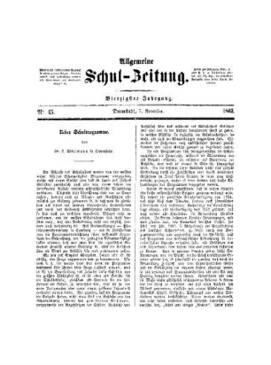 Ueber Schulprogramme
