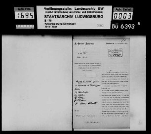 Schmiedeinnung für den Oberamtsbezirk Künzelsau