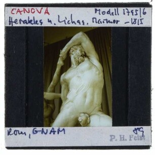 Canova, Herkules and Lichas : Detail: Lichas