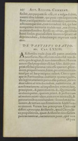 De Partibus Orationis. Cap. LXXIII.