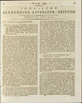Num. 164. Den 10. Julius. 1804